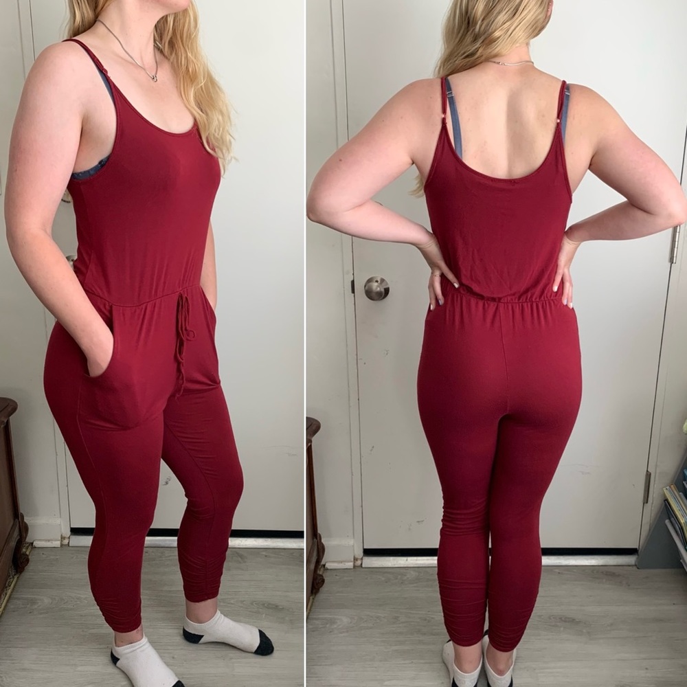 Red Heart & Hips jumpsuit